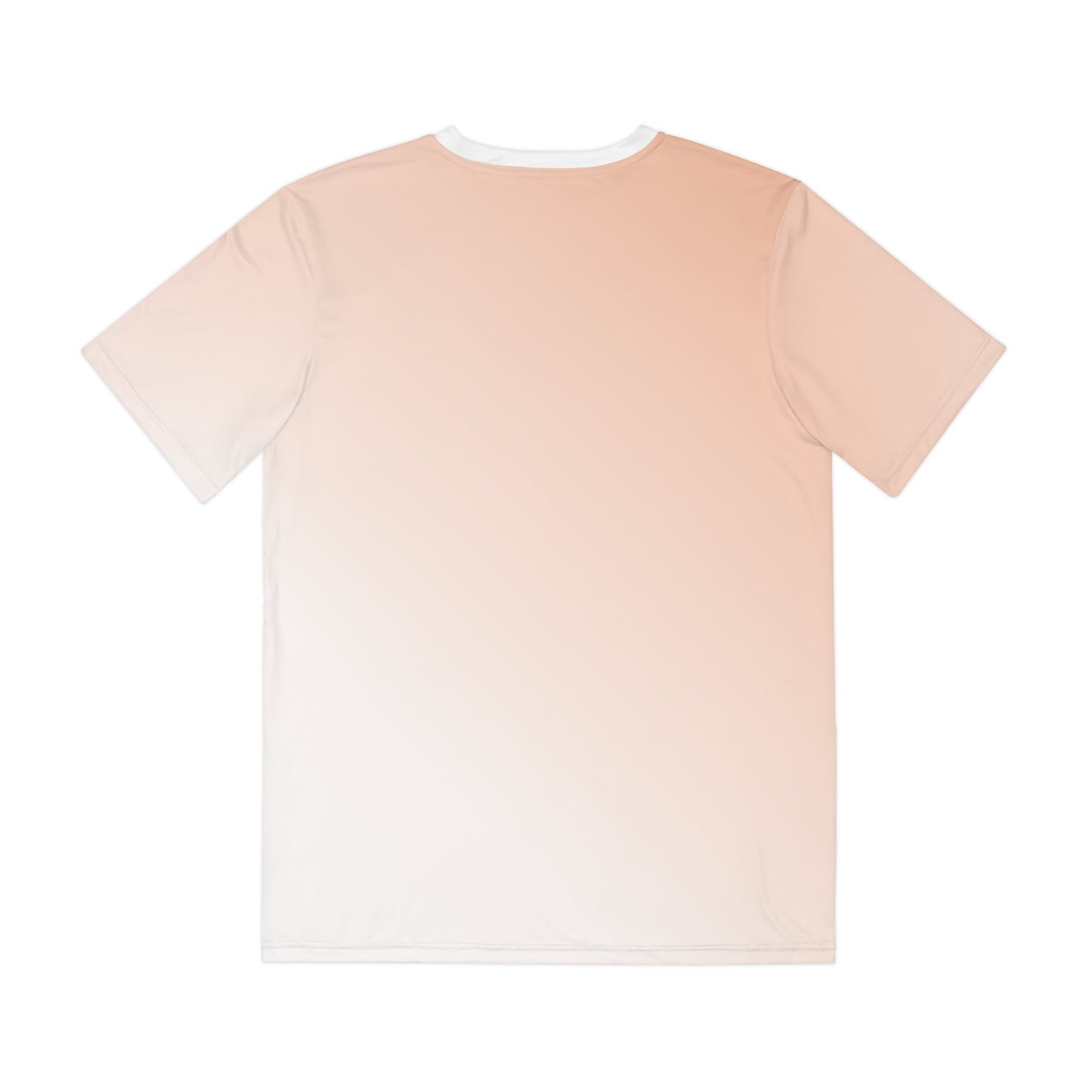 Luvani Peach Ombre Men's Polyester Tee