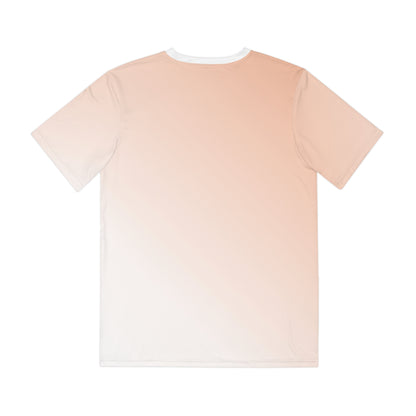 Luvani Peach Ombre Men's Polyester Tee